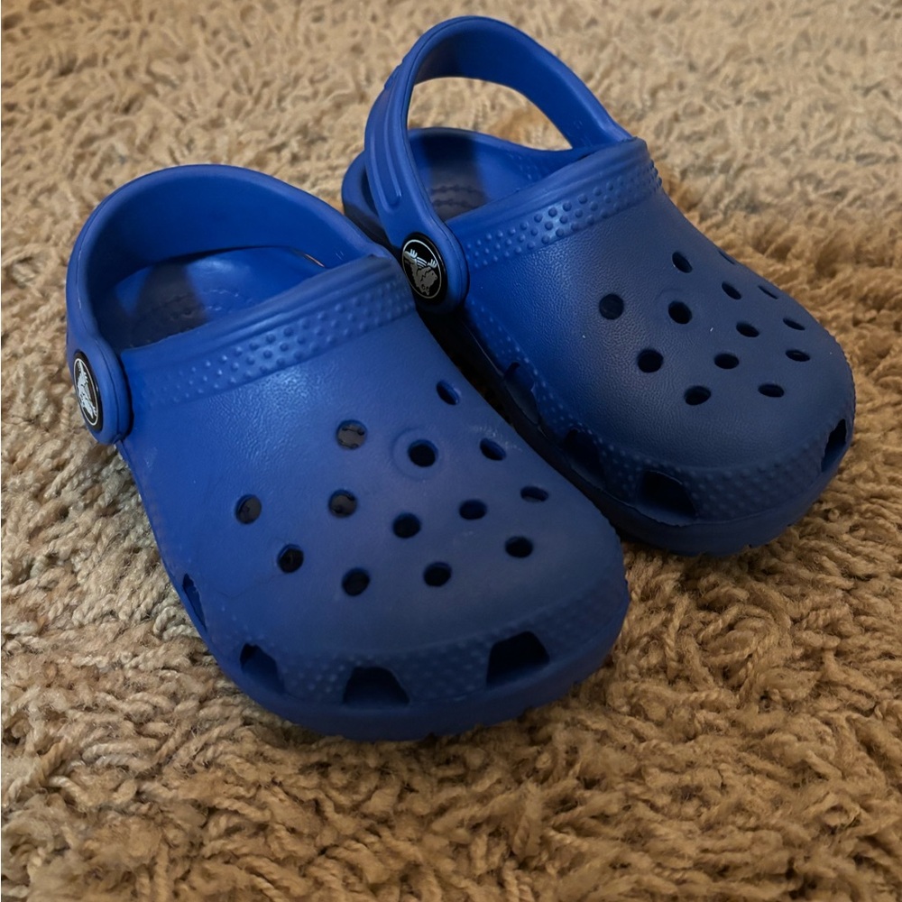 Toddler Crocs Cobalt blue